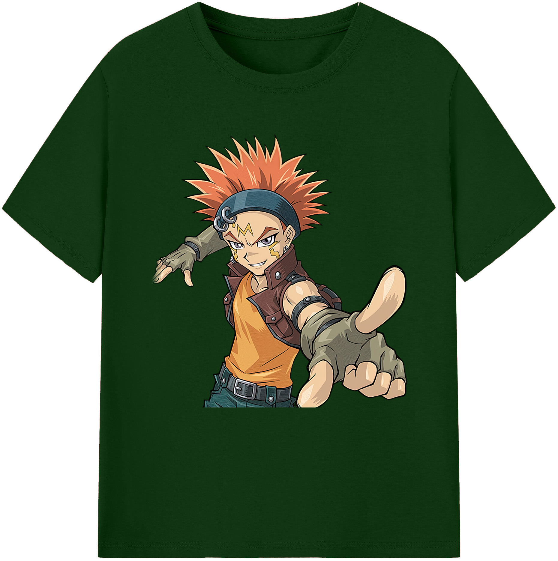 （画像用） 遊☆戯☆王 Yu-Gi-Oh! 綿100％半袖Tシャツ（フロントプリント）